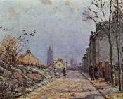 卡米耶 毕沙罗 : Street, Snow Effect